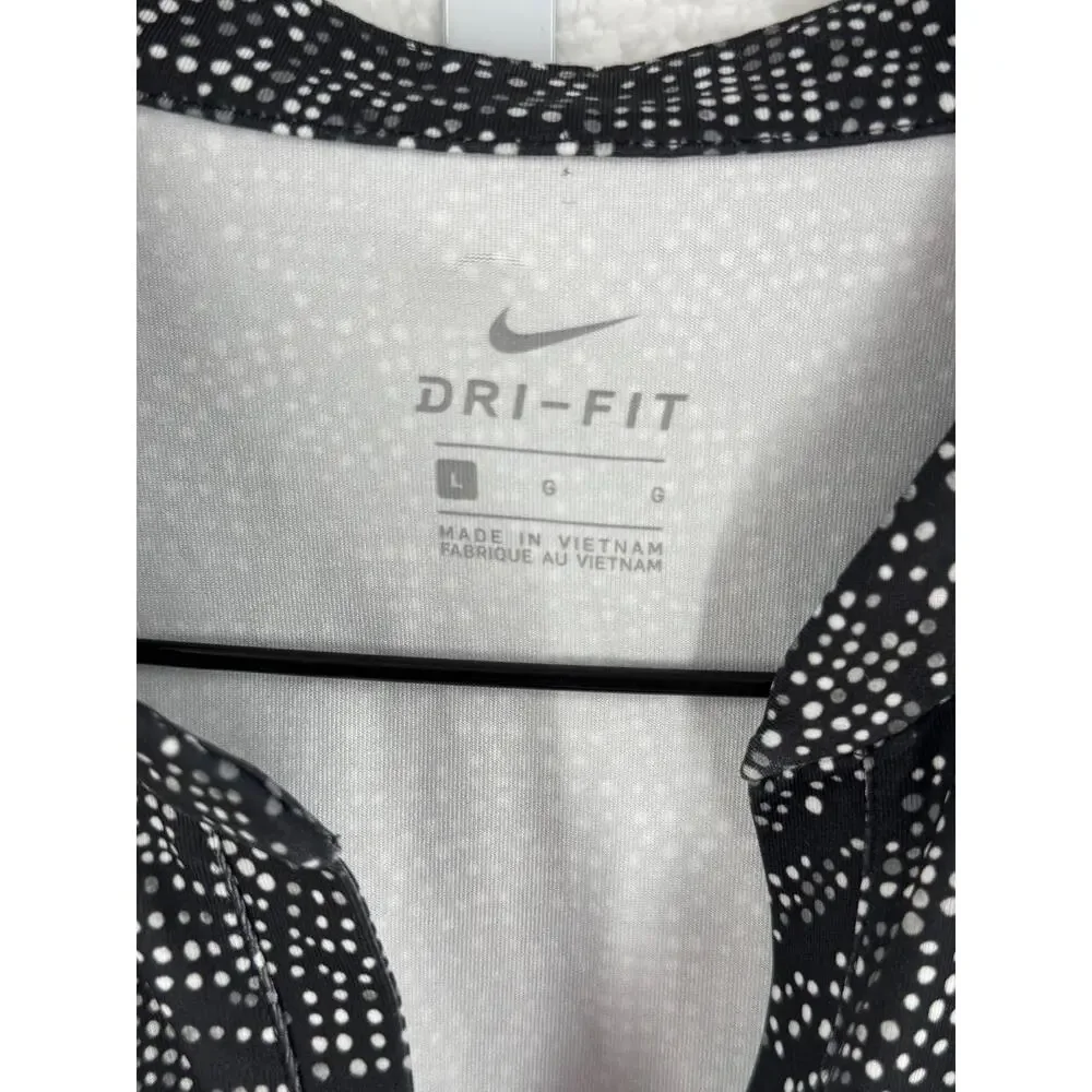 Nike Womens Geometric V-Neck‎ Sleeveless Top Large